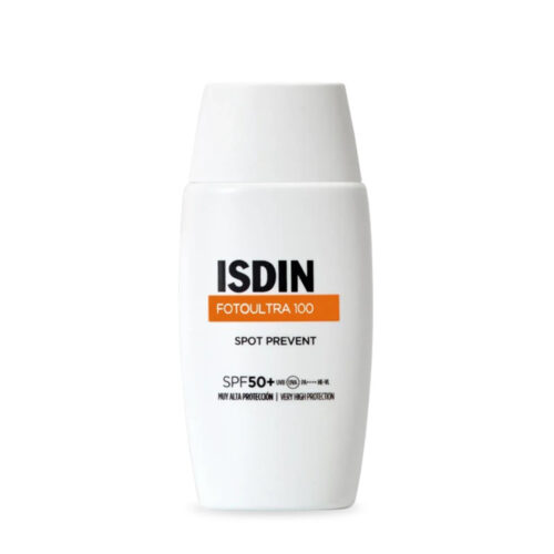 کرم ضد آفتاب ضد لک بی رنگ اسپات پریونت ایزدین - Isdin Fotoultra 100 Spot Prevent SPF 50