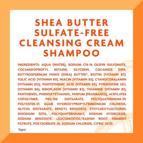 شامپو کرمی شی باتر کنتو - Cantu Sulfate-Free Cleansing Cream Shampoo