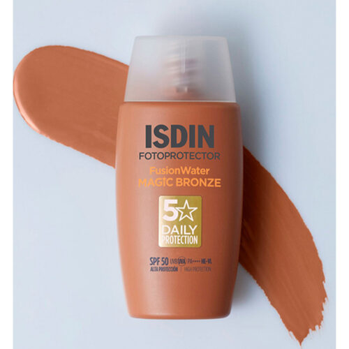 ضد آفتاب فیوژن واتر مجیک ایزدین رنگ برنز - Isdin Fotoprotector Fusion Water Magic Bronze SPF 50