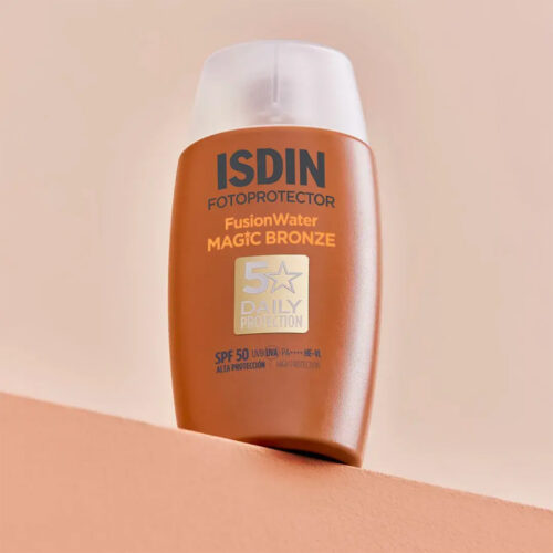 ضد آفتاب فیوژن واتر مجیک ایزدین رنگ برنز - Isdin Fotoprotector Fusion Water Magic Bronze SPF 50