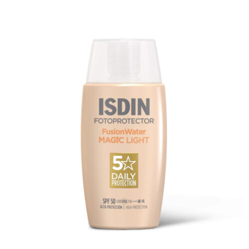 ضد آفتاب فیوژن واتر مجیک ایزدین رنگ لایت - Isdin Fotoprotector Fusion Water Magic Light SPF 50