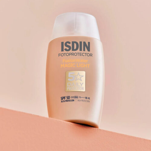 ضد آفتاب فیوژن واتر مجیک ایزدین رنگ لایت - Isdin Fotoprotector Fusion Water Magic Light SPF 50