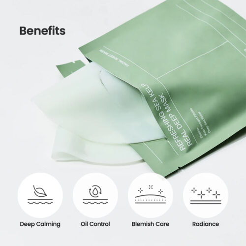 ماسک ورقه ای رفرشینگ بایودنس - Biodance Refreshing Sea Kelp Real Deep Mask