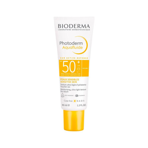 ضد آفتاب بی رنگ فتودرم آکوافلوئید بایودرما - +Bioderma Photoderm Aquafluid Invisible Sunscreen SPF50