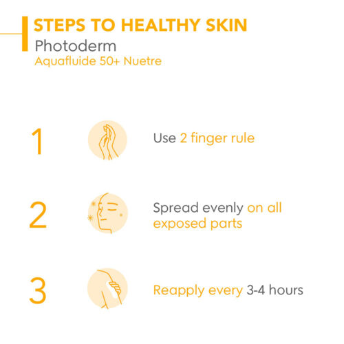 ضد آفتاب بی رنگ فتودرم آکوافلوئید بایودرما - +Bioderma Photoderm Aquafluid Invisible Sunscreen SPF50