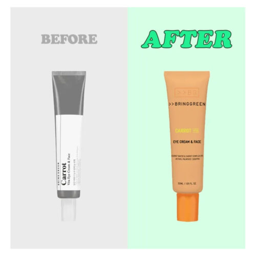 کرم ویتامینه دور چشم و صورت هویچ برینگ گرین - Bring Green Carrot Vita Eye Cream & Face