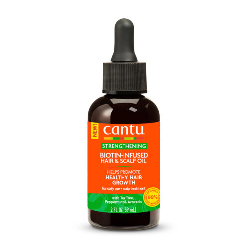 روغن تقویت کننده مو و پوست سر بیوتین کنتو - Cantu Biotin Infused Strengthening Hair & Scalp Oil