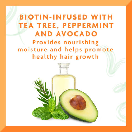 روغن تقویت کننده مو و پوست سر بیوتین کنتو - Cantu Biotin Infused Strengthening Hair & Scalp Oil