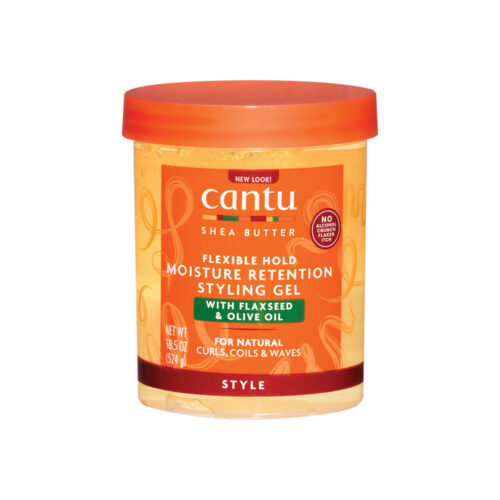 ژل رطوبت رسان بذر کتان و زیتون کنتو - Cantu Moisture Retention Styling Gel With Flaxseed and Olive Oil