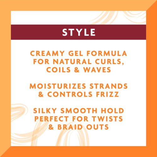 ژل کرم حالت دهنده و آبرسان کنتو - Cantu Moisturizing Twist & Lock Gel