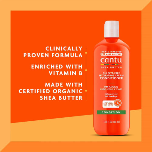 نرم کننده داخل حمام شی باتر کنتو - Cantu Sulfate Free Hydrating Cream Conditioner