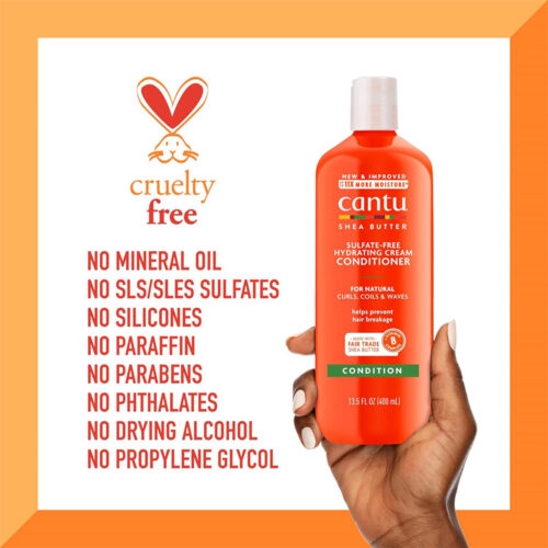 نرم کننده داخل حمام شی باتر کنتو - Cantu Sulfate Free Hydrating Cream Conditioner