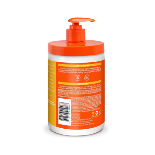 شامپو کرمی شی باتر کنتو سایز بزرگ - Cantu Sulfate Free Salon Size Cleansing Cream Shampoo