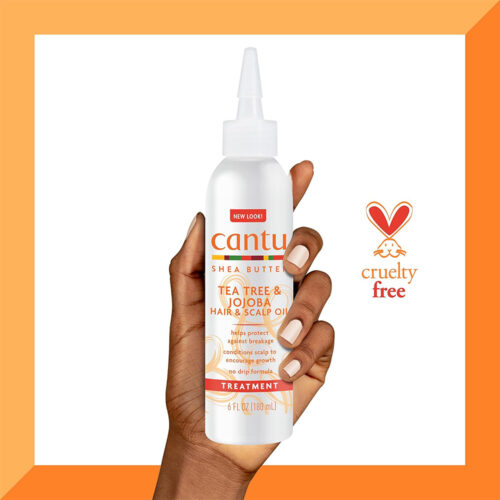 روغن مو جوجوبا و درخت چای کنتو - Cantu Tea Tree & Jojoba Hair & Scalp Oil