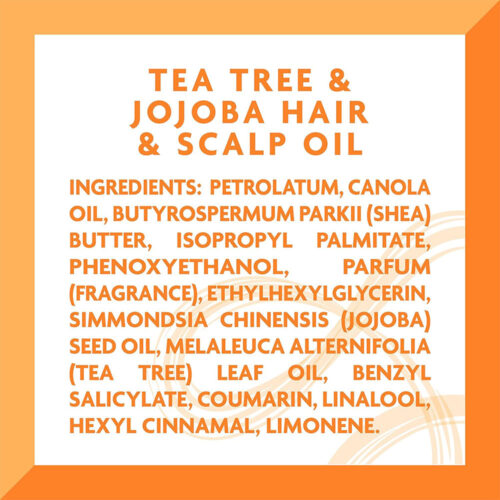 روغن مو جوجوبا و درخت چای کنتو - Cantu Tea Tree & Jojoba Hair & Scalp Oil
