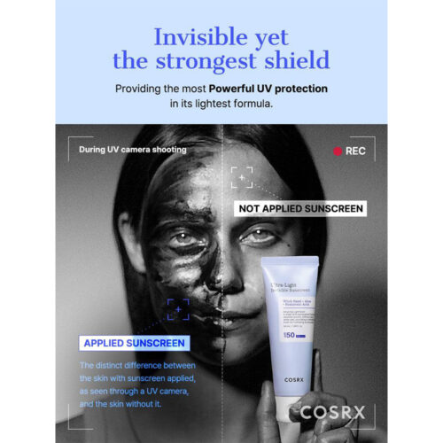 ضد آفتاب مرطوب کننده اولترا لایت کوزارکس - Cosrx Ultra Light Invisible Sunscreen SPF 50