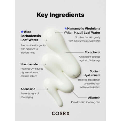 ضد آفتاب مرطوب کننده اولترا لایت کوزارکس - Cosrx Ultra Light Invisible Sunscreen SPF 50
