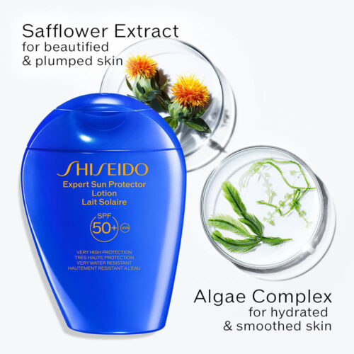 لوسیون ضد آفتاب صورت و بدن شیسیدو - Shiseido Expert Sun Protector Lotion SPF50
