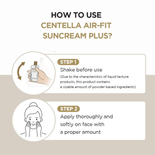 کرم ضد آفتاب رنگی سنتلا ماداگاسکار مدل ایرفیت پلاس اسکین 1004 - Skin1004 Madagascar Centella Air-Fit Suncream Plus