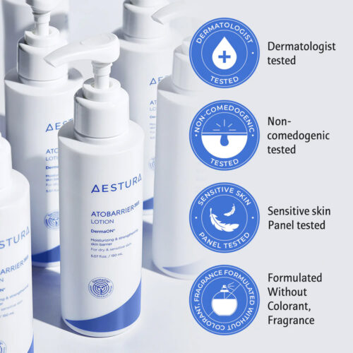 لوسیون ترمیم کننده و مرطوب کننده قوی اتو بریر 365 استرا - Aestura Atobarrier 365 Lotion