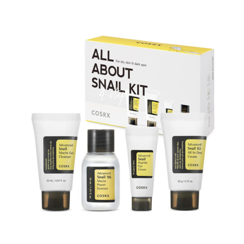 کیت ترمیم کننده پوست 4 مرحله ای حلزون کوزارکس - COSRX All About Snail Kit 4 Step