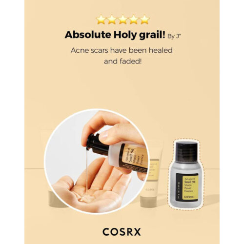 کیت ترمیم کننده پوست 4 مرحله ای حلزون کوزارکس - COSRX All About Snail Kit 4 Step