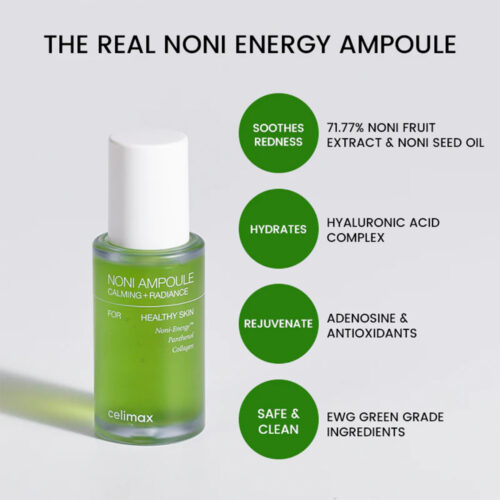 آمپول تسکین دهنده و جوانساز نونی سلیمکس - Celimax The Real Noni Energy Ampoule