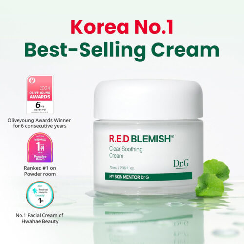 کرم آبرسان و تسکین دهنده رد بلمیش دکتر جی - Dr.G Red Blemish Clear Soothing Cream
