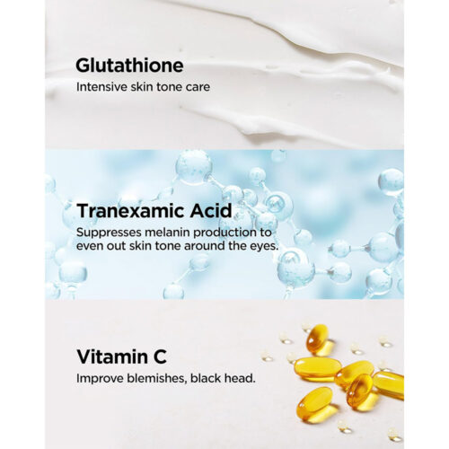 کرم دور چشم ضد لک و روشن کننده گلوتاتیون و ترانگزامیک اسید مری اند می - Mary & May Tranexamic Acid + Glutathione Eye Cream