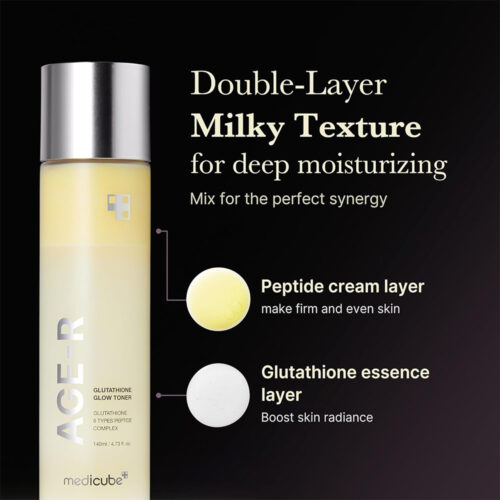 تونر گلوتاتیون مدی کیوب روشن کننده و جوانساز پوست Medicube Age-R Glutathione Glow Toner