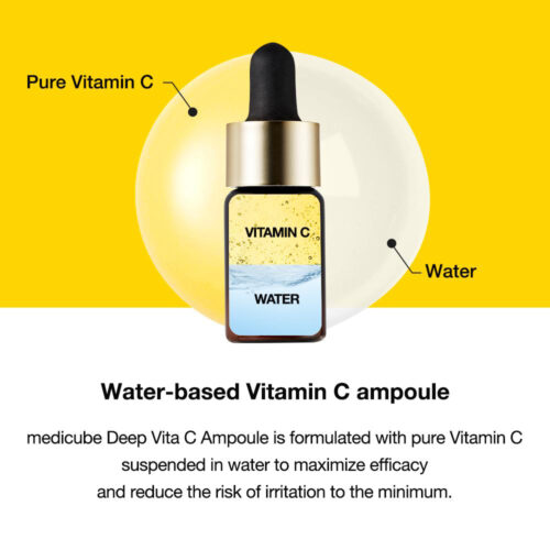 آمپول دیپ ویتامین سی مدی کیوب روشن کننده و جوانساز پوست - Medicube Deep Vita C Ampoule