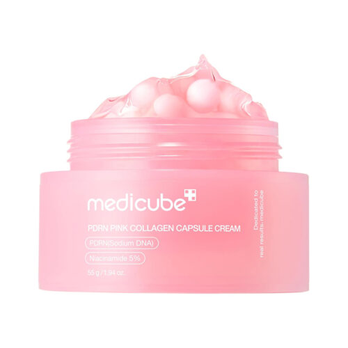کرم کپسولی کلاژن و PDRN مدی‌ کیوب روشن کننده و ضد چروک - Medicube PDRN Pink Collagen Capsule Cream