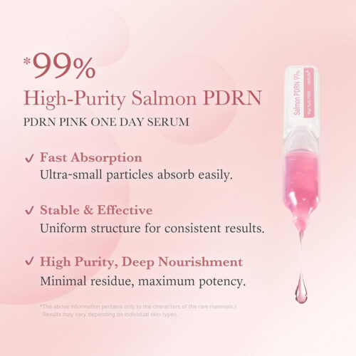 سرم صورتی یک روزه و PDRN روشن کننده مدی کیوب - Medicube PDRN Pink One Day Serum