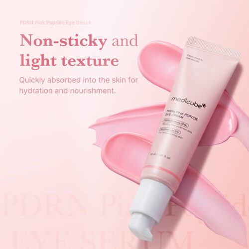 کرم دور چشم PDRN و پپتاید مدی کیوب ضد چروک و روشن کننده - Medicube PDRN Pink Peptide Eye Cream