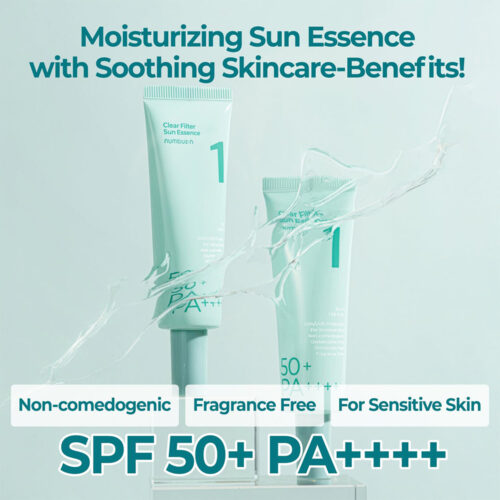 اسنس ضد آفتاب تسکین دهنده و روشن کننده شماره 1 نامبوزین - Numbuzin No.1 Clear Filter Sun Essence
