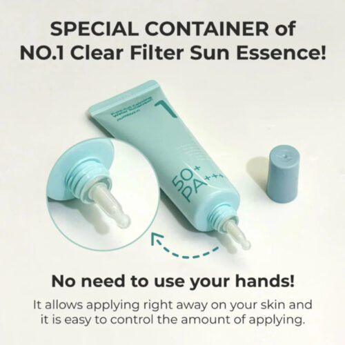 اسنس ضد آفتاب تسکین دهنده و روشن کننده شماره 1 نامبوزین - Numbuzin No.1 Clear Filter Sun Essence