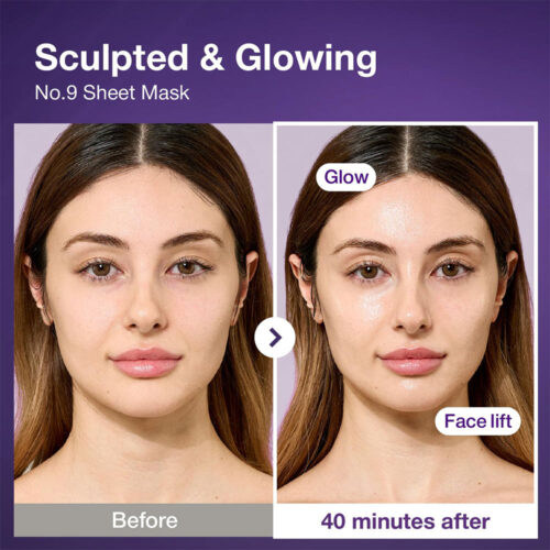 ماسک ضد چروک بایو لیفتینگ شماره 9 نامبوزین - Numbuzin No.9 Sheet Mask NAD + BIO Lifting-sil Full Face Mask