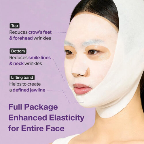 ماسک ضد چروک بایو لیفتینگ شماره 9 نامبوزین - Numbuzin No.9 Sheet Mask NAD + BIO Lifting-sil Full Face Mask