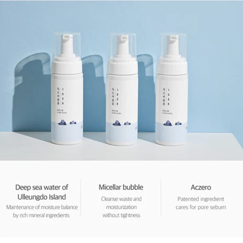فوم شستشوی عمیق حبابدار دوکدو راندلب - Round Lab 1025 Dokdo Bubble Foam
