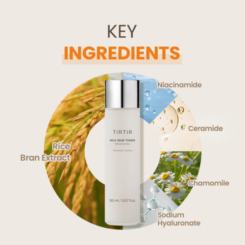 تونر مرطوب کننده میلک تیر تیر - TIRTIR Milk Skin Toner