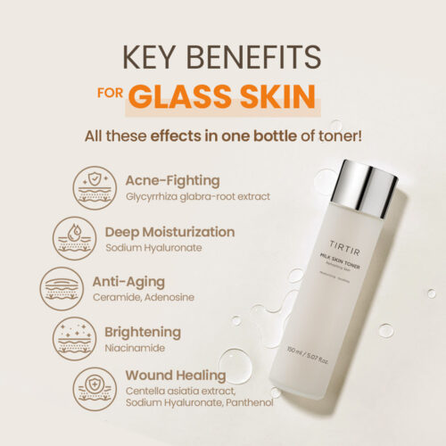 تونر مرطوب کننده میلک تیر تیر - TIRTIR Milk Skin Toner
