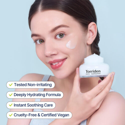 ژل کرم مرطوب کننده و تسکین دهنده هیالورونیک اسید توریدن - Torriden Dive In Soothing Cream