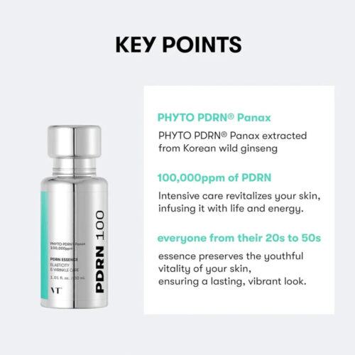 اسنس ضد چروک 100 PDRN وی تی کازمتیک - VT Cosmetics PDRN 100 Essence