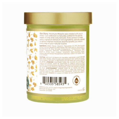 ژل حالت دهنده قوی روغن زیتون و روغن درخت چای آفریکن پراید - African Pride Moisture Miracle Olive Oil & Tea Tree Oil Max Hold Styling Gel