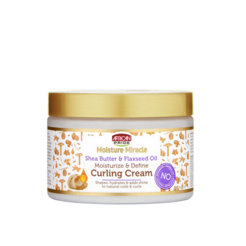 کرم فر کننده مو آفریکن پراید - African Pride Moisture Miracle Shea Butter & Flaxseed Oil Curling Cream