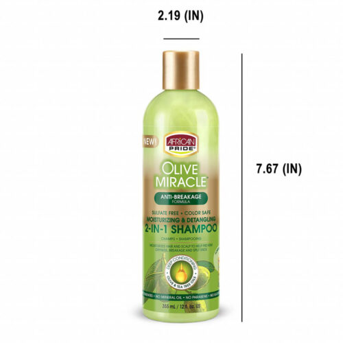 شامپو ضد موخوره زیتون آفریکن پراید - African Pride Olive Miracle 2in1 Shampoo