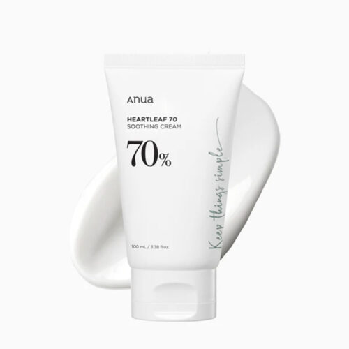 کرم تقویت کننده و تسکین دهنده آنوا - Anua Heartleaf 70% Soothing Cream