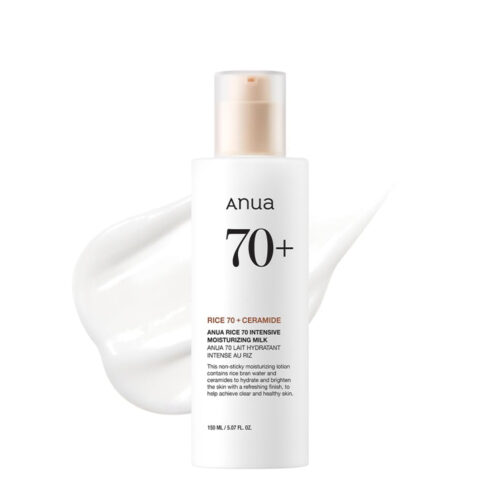 لوسیون مرطوب کننده و روشن کننده برنج و سراماید آنوا - Anua Rice 70 Intensive Moisturizing Milk
