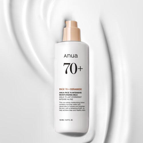 لوسیون مرطوب کننده و روشن کننده برنج و سراماید آنوا - Anua Rice 70 Intensive Moisturizing Milk