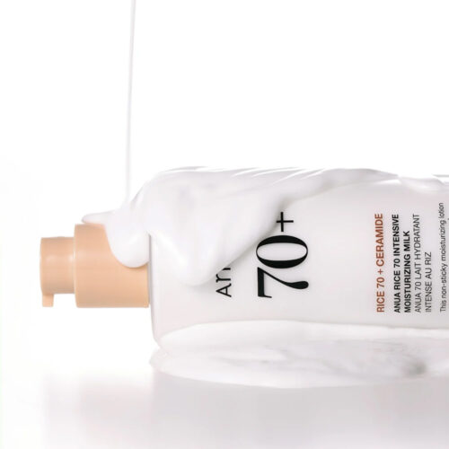 لوسیون مرطوب کننده و روشن کننده برنج و سراماید آنوا - Anua Rice 70 Intensive Moisturizing Milk